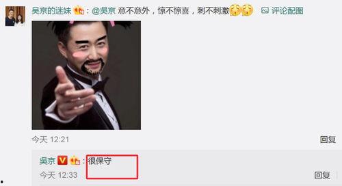 娱乐圈吃瓜吴京是谁啊图片,娱乐圈吃瓜达人，揭秘幕后风云